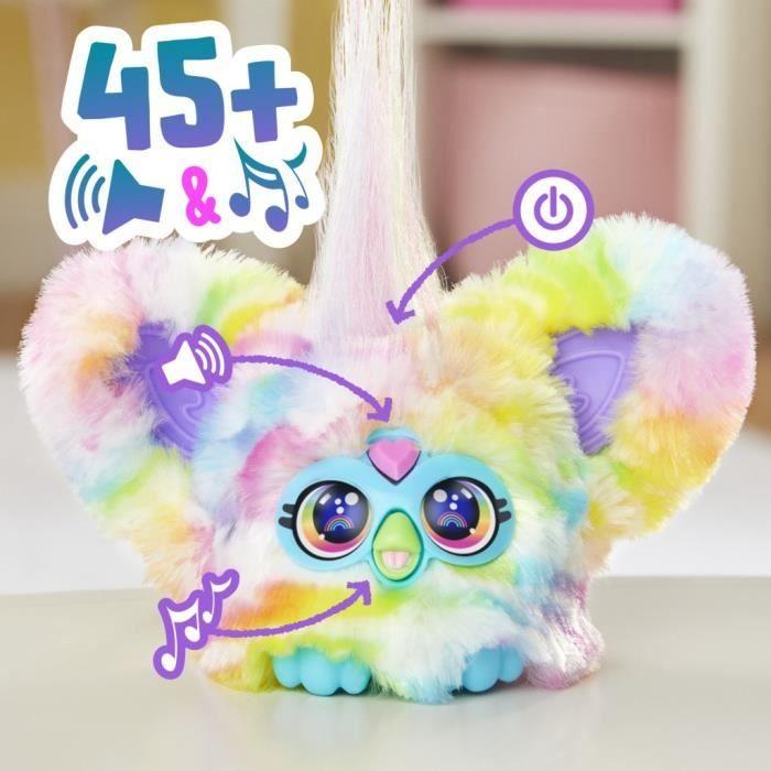 Furby Furblets Zee-Bah, Mini Peluche Électronique Pour Filles Et Garçons, Plus De 45 Sons, À Partir De 6 Ans, Série 4, Hasbro