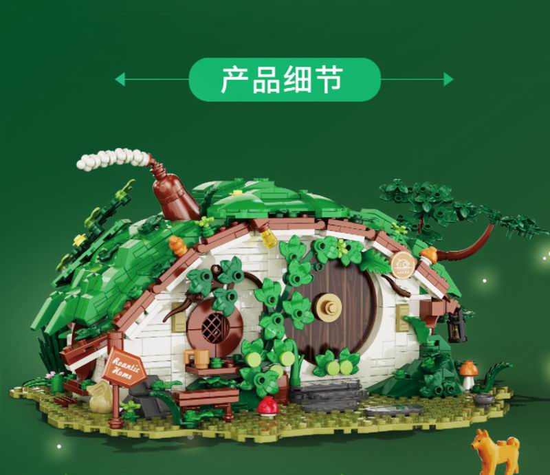 DK6031 Modelo de Casa Anã 1088 peças MOC Mercadoria de Filme de Fantasia Colecionando Brinquedos Blocos de Construção Conjunto de Tijolos para Crianças Presentes