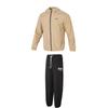 Breathable Hooded Zip-Up Long Sleeve Jacket With Drawstring Knit Cuffed Pants Casual Sports Set Men Sets 691345-84+682928-01