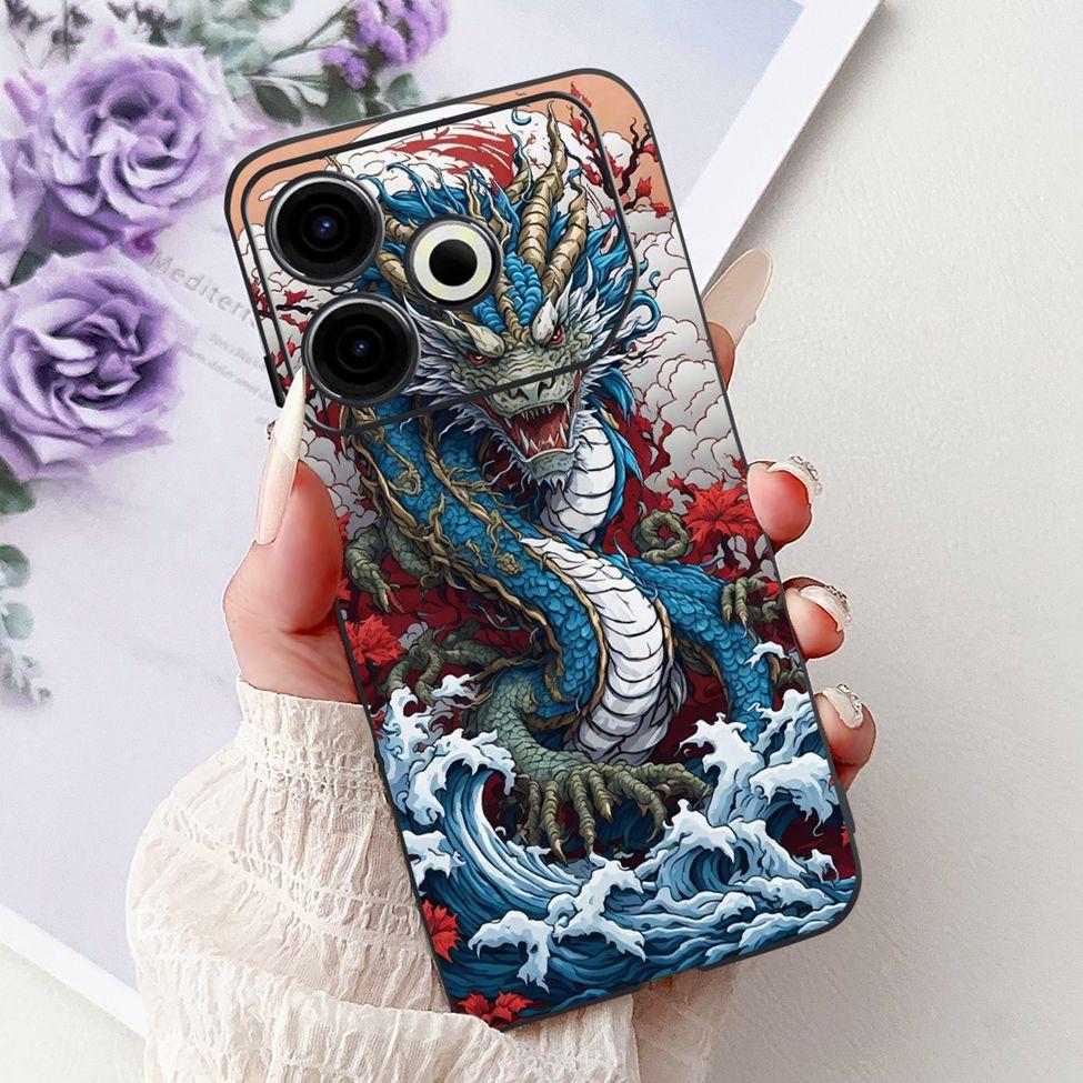 For Tecno Pova 6 Neo 4G Case Cover Luxury Butterfly Love Fashion Flowers Cool Lion Painted Phone Case For Techno Pova 6 Neo 4G