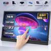 15.6" Portable IPS Monitor with Stand and Built-in Speakers for Office and Gaming