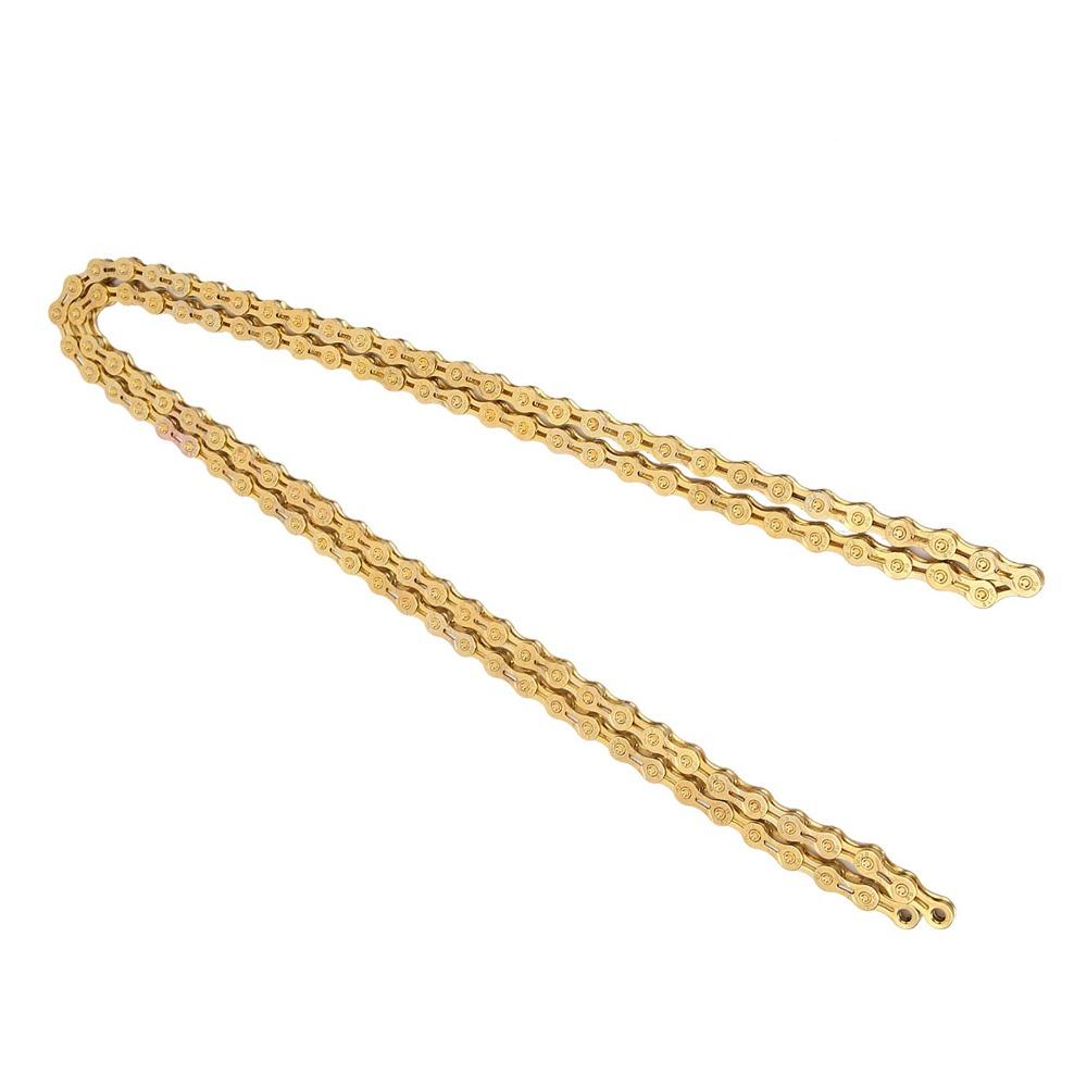 Gold Mountain Bike Chain Lightweight Bicycle Replacement Chain Bicycle Chain Bicycle Accessory