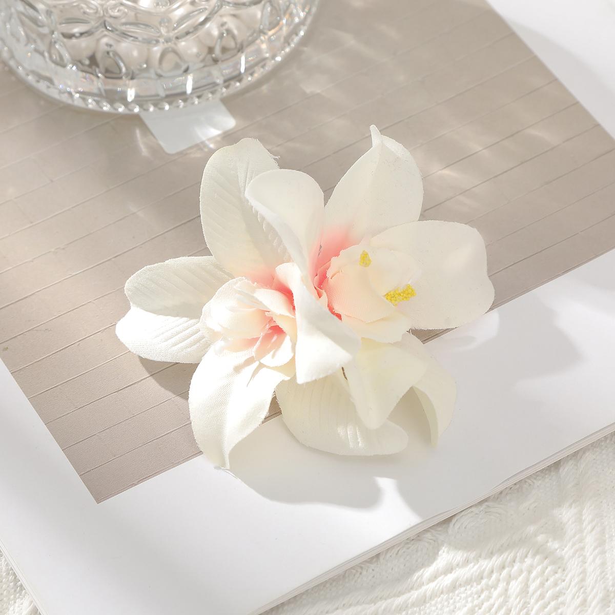 

Элегантные богемные цветочные маленькие заколки для волос с искусственным цветком, боковые заколки для волос, пляжные аксессуары для отдыха для женщин