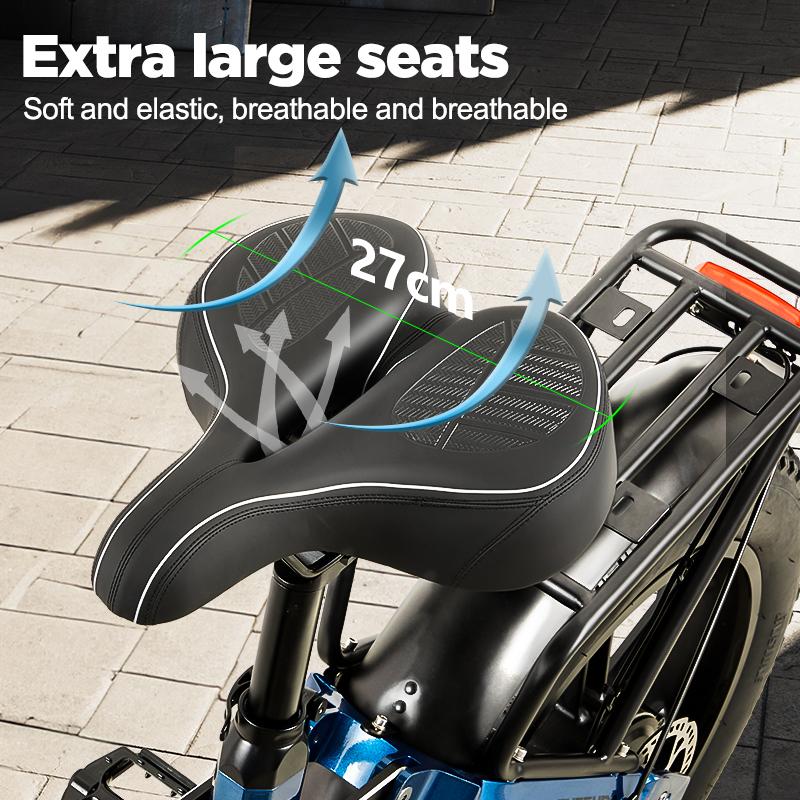 BURCHDA NEW AZ20 1000W 45km/h 20-inch electric bike, 48V 20Ah lithium battery, Ebike 4.0 Fatbike for adults