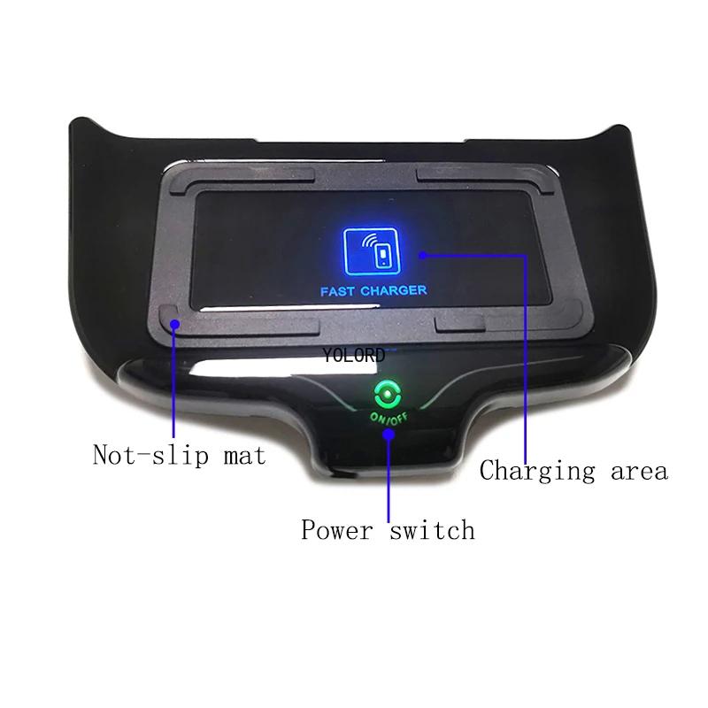 15W Car Wireless Charging Holder Fast Car Charger Mobile Phone Charger for Porsche Panamera 2017-2023