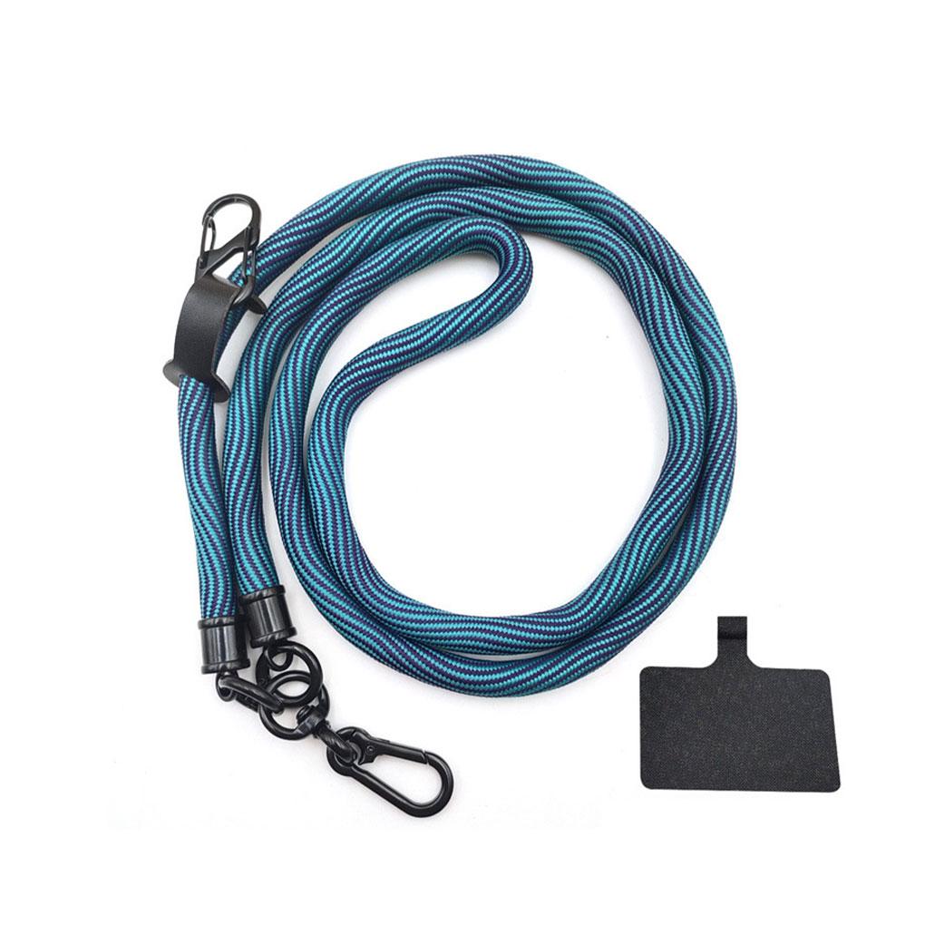 120cm Phone Lanyard Adjustable Outdoor Universal Case Crossbody Shoulder Card Neck Cord Clip Hang Anti-lost Wrist Strap