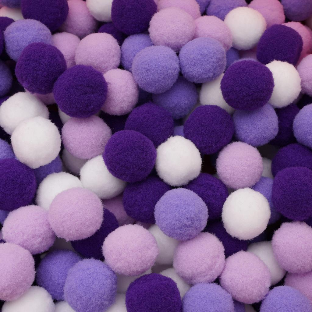 20-200 Stück Bunte Pompon-Plüschbälle Gemischte Farbe Kreatives Kinder-Handarbeitsmaterial Glitzer-Schaumstoffball DIY Bastelbedarf