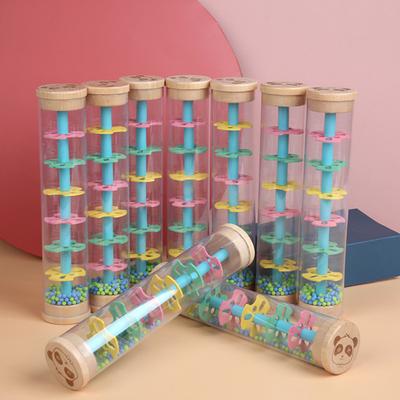 1 STÜCK Kinder Regentropfen Geräuschspielzeug Regenmacher Regenstab Musikinstrument für Kinder Regenstock Kinder Frühes Lerninstrument Spielzeug