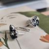 Silver Earrings with Natural Sapphire 7.608ct, Cubic Zirconia (2180944)