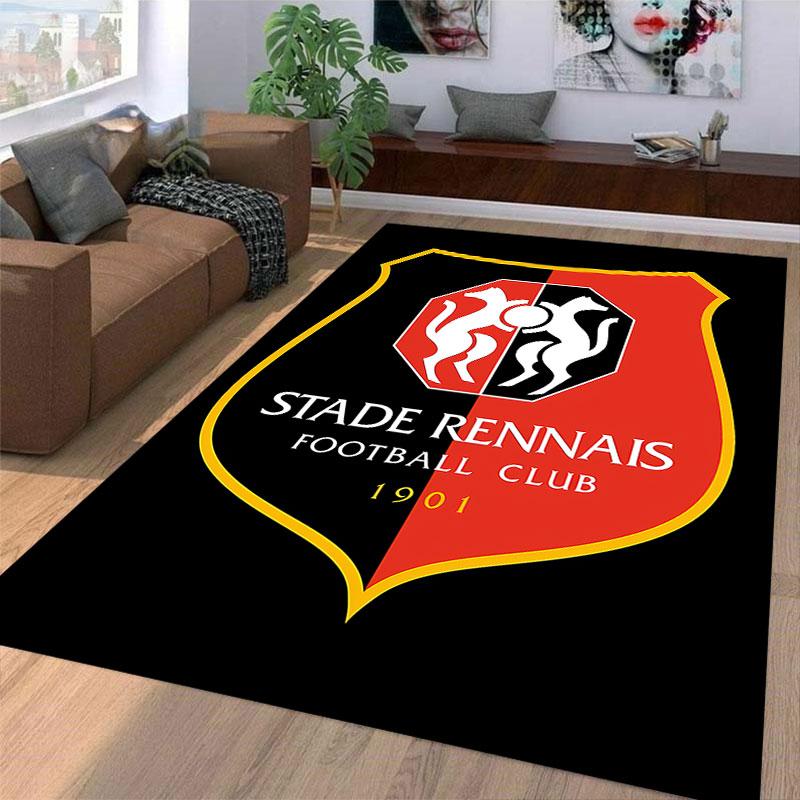 Stade Rennais Football Club Logo suitable as a non-slip mat for the living room or bedroom sofa