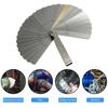 Stainless Steel Feeler Gauge Metric Imperial 0.04-0.88mm Thickness Scale 32 Blades Combination Measuring Instruments
