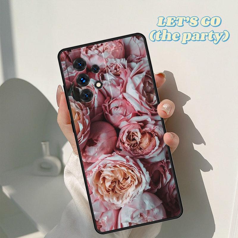 Peonies Beautiful Flower phone case For Samsung Galaxy A42 A31 A40 A51 A71 A32 A80 A91 A52 A72 A20e A21S A50 A70 A11 A12 Cover