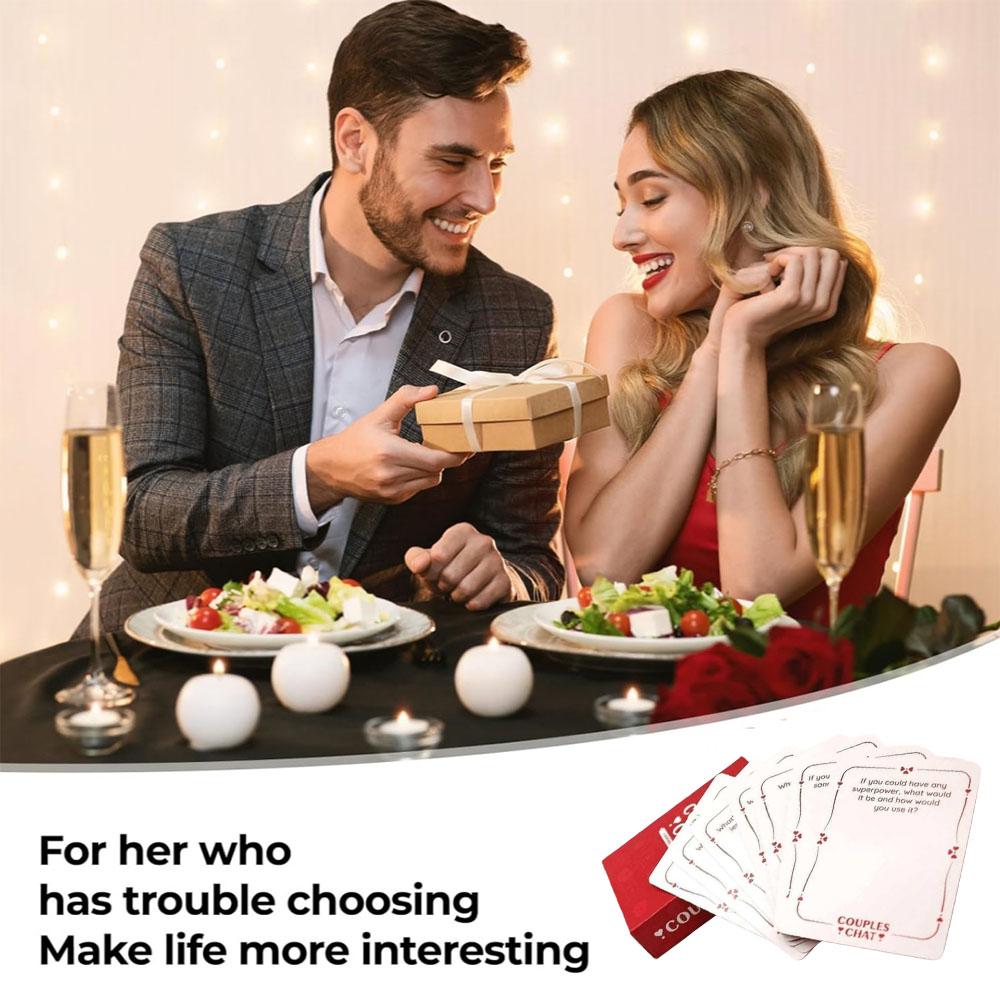 Couples Chat Party Classic Romantic Funny Adult Board Game Cards Fun Challenges Interactive Cards Start Fun Night Games New Year