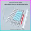 Silicone Double-Ended Dotting and Pressing Pen for Polymer Clay Sculpting