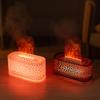 Aromatherapy Diffuser with Flame Effect, Essential Oil Diffuser And Cool Mist Humidifier, Silent Humidifier for Home And Bedroom