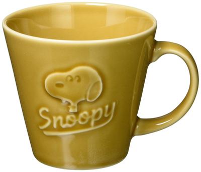 PEANUTS Mug, Approx. 340ml, Relief Candy Brown, Made In Japan, SN903-11