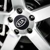 4Pcs Car Wheel Center Caps Badge Tire Hub Sticker Decoration For KIA Sportage Ceed Sorento Cerato Optima Picanto Rio Soul K5 K3