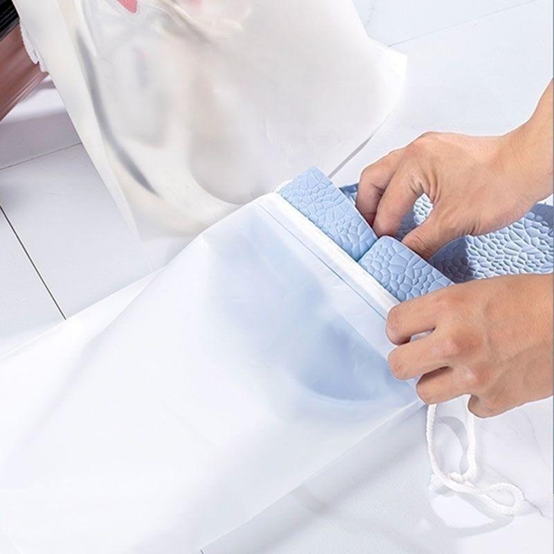 5pcsShoes Storage Bag Closet Organizer Travel Portable Bag Waterproof Pocket Clothing Classified Hanging BagsTravel Storage Bags