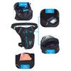 Men Motorcycle Leg Side Bag with Reflective Stripe Waterproof Motorbike Thigh Belt Bag Large Capacity Casual Sports Bag