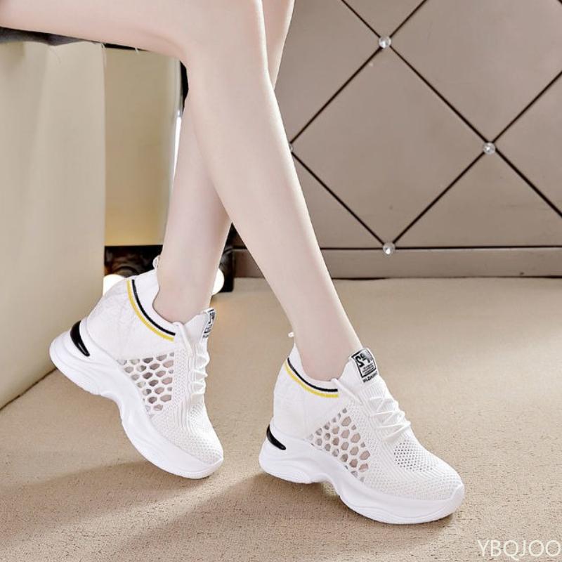 Small Size Spring and Autumn Fashionable Thick Soled Height Increasing Women's Shoes Versatile Casual and Comfortable Dad Shoes