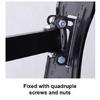 Heavy Duty Steel TV Wall Mount Holder with Adjustable Arm Tilt and Adjust for 26-55inch Flat Panel Displays Black