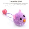4pcs Plush Mouse Cat Teasing Balls for Indoor Play - Soft Engaging Exercise Toys for Kittens, Active Fun Playthings