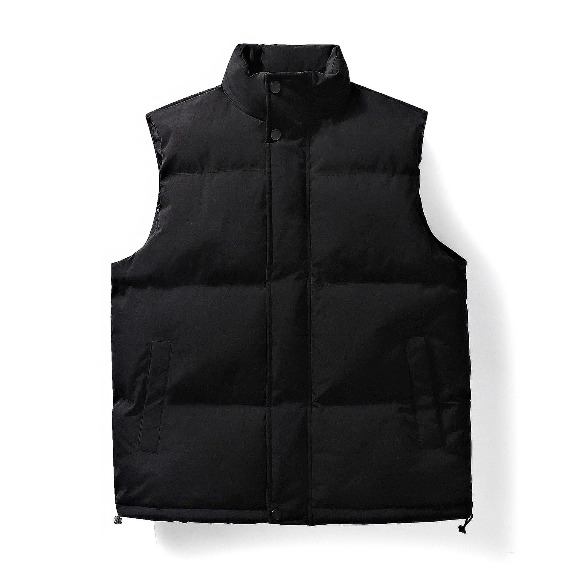 

Group Buying Large Size Vest Men s Winter Loose Casual Padded Jacket Trendy Couple Thickened Warm Vest Jacket 8XL чорний