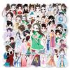 51 Desene Animate Drăguț Fată Hanfu Stil Chinezesc DIY Decorare Valiză Guka Skateboard Mașină Autocolante Impermeabile