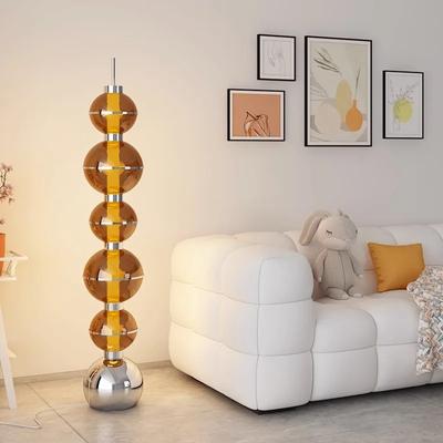 Nordisches Dänemark Kürbislampen-Design Sofa neben dem Wohnzimmer Schlafzimmer Stehlampe Kreative Netz-Rot-Atmosphäre Homesay