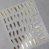 1pcs White 5D Pearl Lace Wave Lines Nail Art Stickers Elegant Exquisite Nail Decoration Decals DIY Self Adhesive Transfer Slider