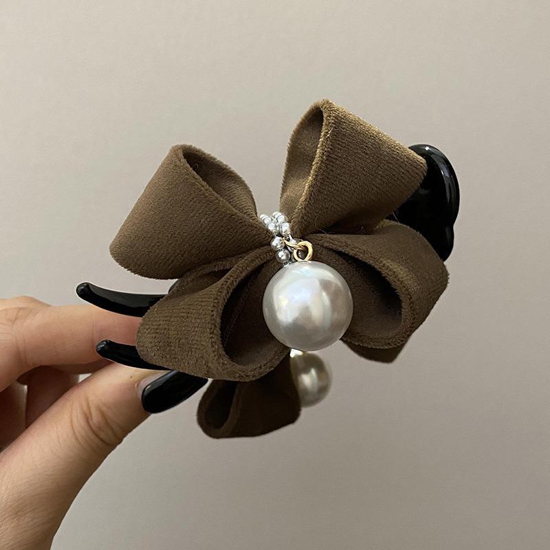 Elegant Bow Hair Clip - Large High-End Headdress for Women