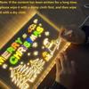 LED Note Board Night Light With Colorful Pens DIY Acrylic Message Board Erasable Painting Drawing Board For Kids Birthday Gift