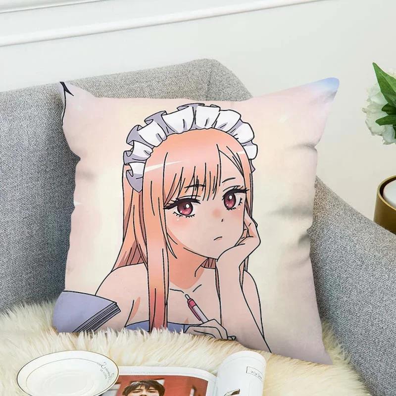 Pillowcases 40*40 Decor Marin Kitagawa Pillow Cases Decorative Cushion Covers for Pillows Pillowcase 45*45 Room Cushions Cover