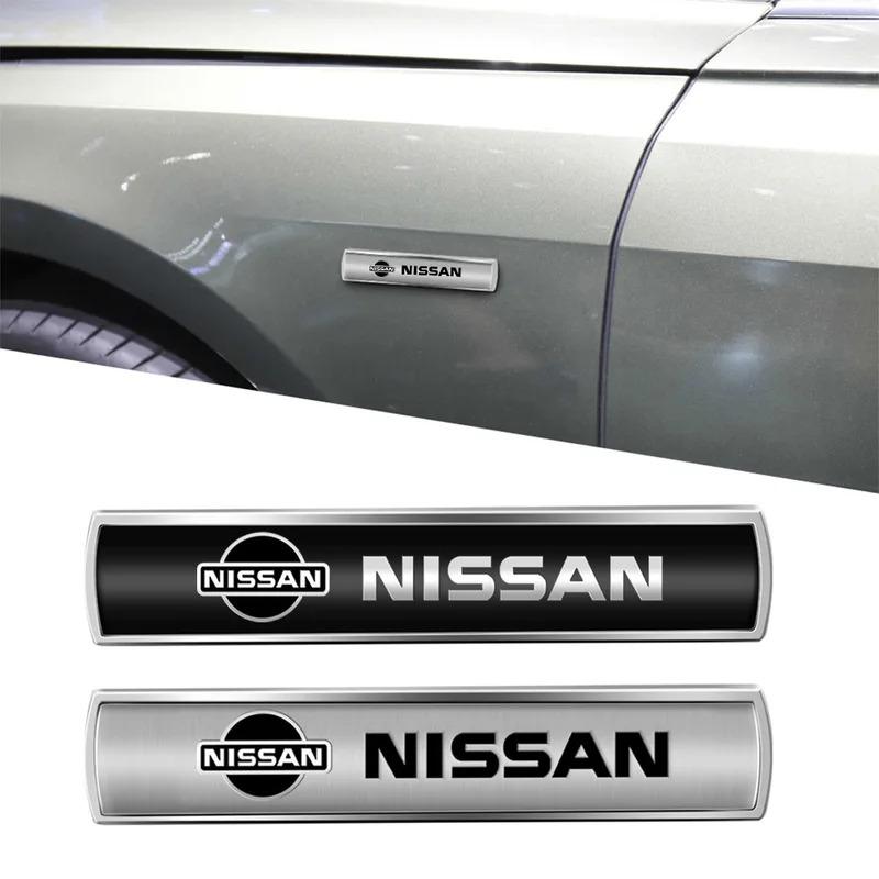 1pc Metal Emblem Car trunk Body Car Fender Decoration Stickers Auto Accessories For Nissan Qashqai J11 J10 Versa Juke Kicks