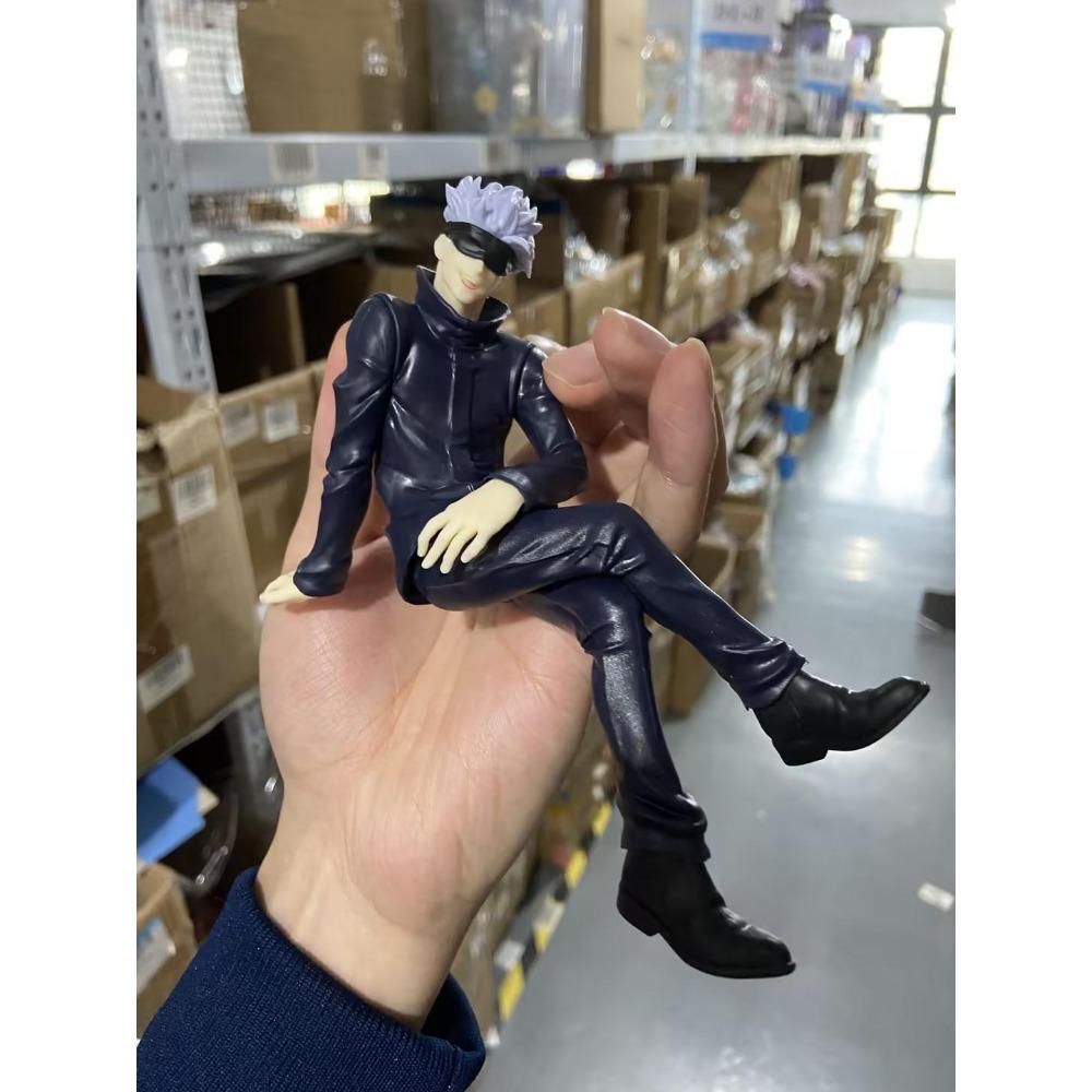 11cm New Gojo Satoru Anime Jujutsu Kaisen Action Figure Itadori Yuji Seated Noodle Stopper Model Toys Japanese Dolls Hobbies