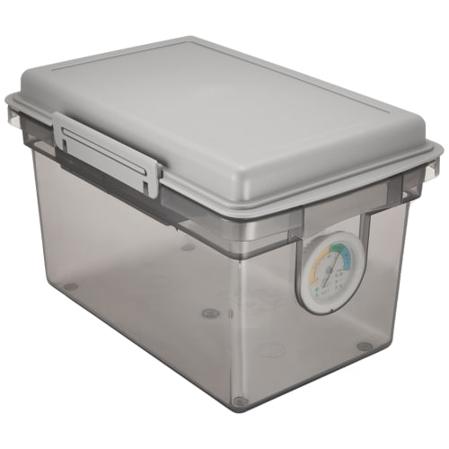 Nakabayashi Capacity Dry Box, Moisture-Resistant Camera Storage, 8L, Gray, DB-8L-N