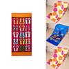 Microfiber Beach Towel With Active Print Fast Drying For Adults