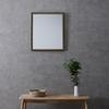 Fuji Boeki Tabletop Makeup 55cm Wide X 65cm Natural Baum 41408 Mirror, Wall-Mounted Mirror, Mirror, Mirror, High,