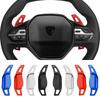 Per Peugeot 408 PHEV 308 III SW GT Hybrid 2022-2025 Adesivi Estensione Leve Cambio DSG Volante Auto