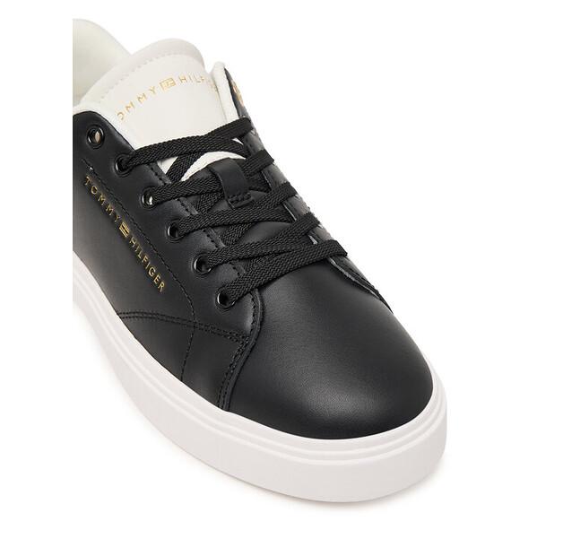 Tommy Hilfiger Th Feminine Cupsole Leather Sneakers