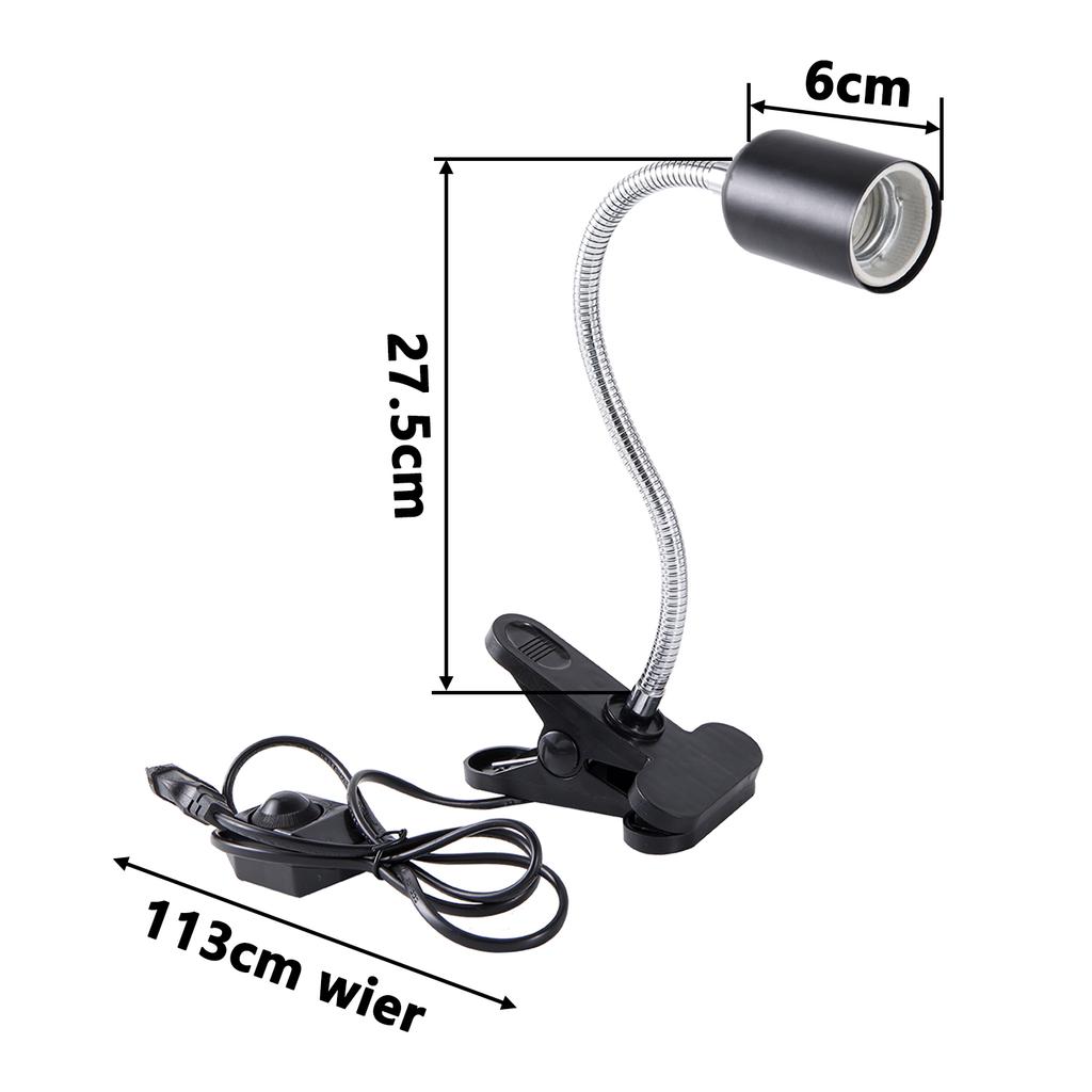 Reptile Pet Adjustable Heating Lamp 25\50\75W Full Spectrum UVA+UVb Suitable For Turtles And Lizards Calcium Supplement Lamp