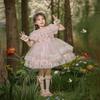 Girls' Pink Princess Lolita Summer Dress