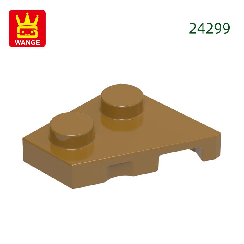 Non-Toxic 201Pcs/Lot 24299 Wedge Plate 2 X 2 Left Block Moc Color Accessories Compatible With Brick Diy Children'S Toy Assembly Parts
