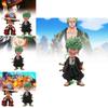 Stylish One Piece Zoro Sitting And Cowboy Ace Pvc Figure Model Ideal For Anime Lovers