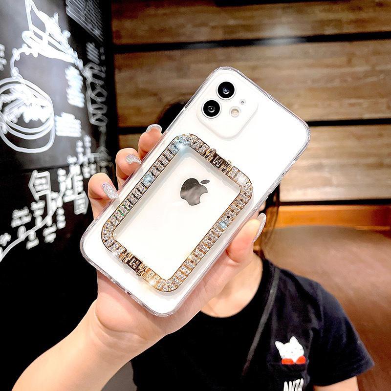 

Для Apple 17 Promax Чехол для мобильного телефона для IPhone 16 Высококлассный 15-ручный Квадратная пряжка 14 Прозрачный XR Стразы Нишевый For iPhone 17Promax