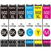 Kamo 502XL Ink Cartridges Multipack Compatible with Epson 502 502XL Cartridges; Expression Home XP-5100, XP-5105; Workforce 196