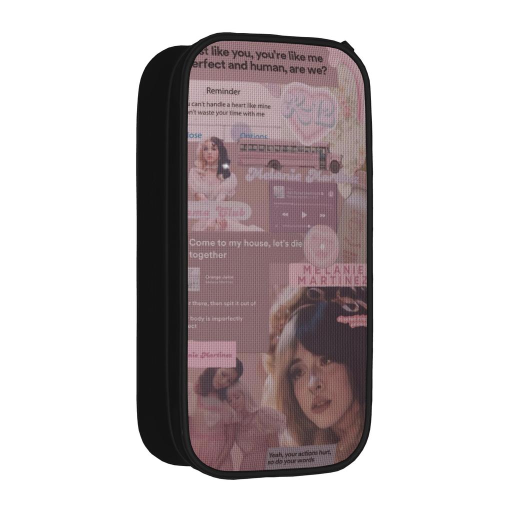 Large-capacity Pencil Pouch Melanies Martinez Hades Album 2026 Office Supplies Double Layer Pencil Case Stationery Make Up Bag