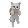 Fish Tank Creative Cute Hanging Backpack Cat Artificial Lifelike Ornaments Aquarium Landscaping Decoration