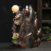 Mountain Falls, Burner, Zen, Resin, Backflow Incense Burner, Brackets, Aromatherapy Crafts, Feng Shui,Office and Home Decoration