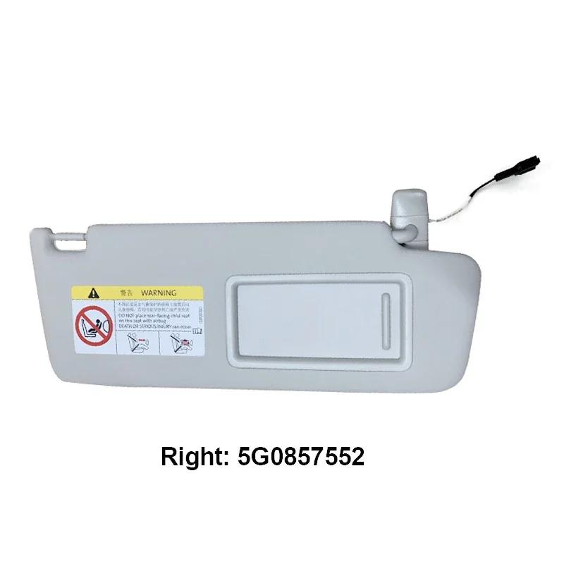 1PC Grey Interior Sun Visor Make Up Mirror for VW Golf 7 7.5 Passat B8 CC Jetta MK7 A7 Skoda Octavia 3 5GG857551 5GG857552